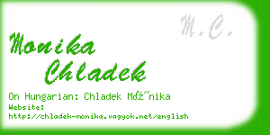 monika chladek business card